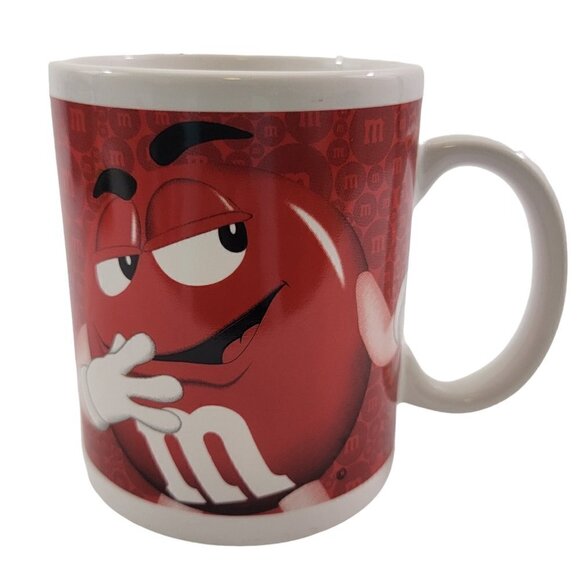 M&M’s Yellow and Red 12 Oz Official Licensed Ceramic Coffee Cup Mug - Picture 9 of 16